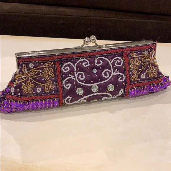 Vintage Evening Beaded Evening Bag - Picture 5 of 5